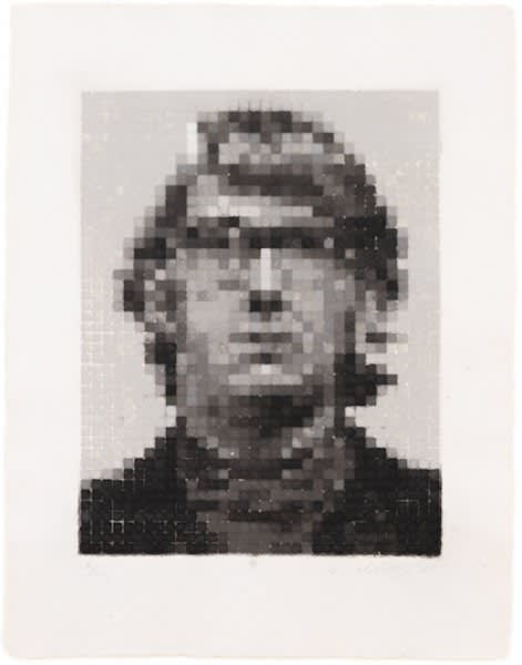 Chuck Close, Keith II, 1981, 1981
