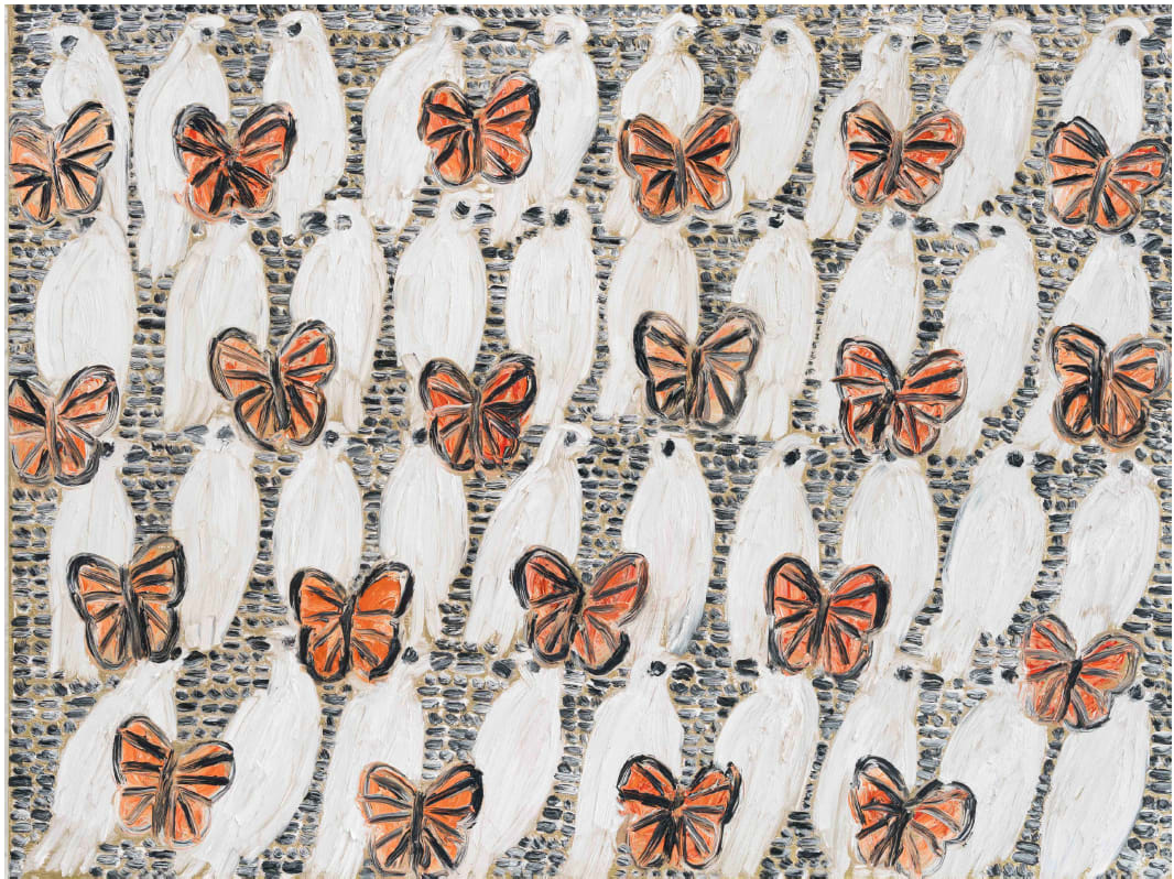 Hunt Slonem, Lincoln's Peace Plan, 2025