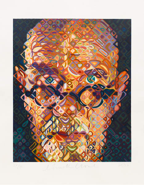 Chuck Close, Self-Portrait, 2015