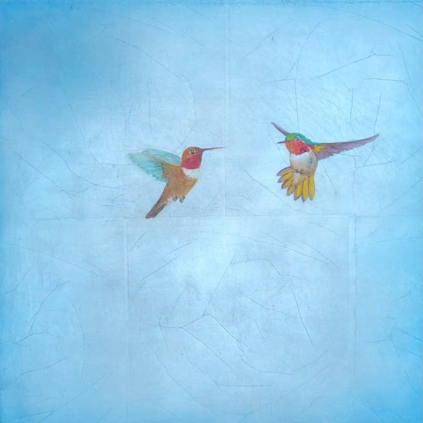 Carolyn Reynolds, Duo Over Blue, 2020