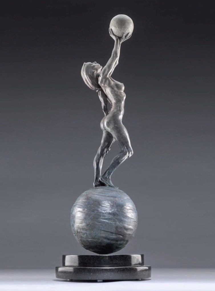 Richard MacDonald, Diana Earth and Moon, Atelier, 2019