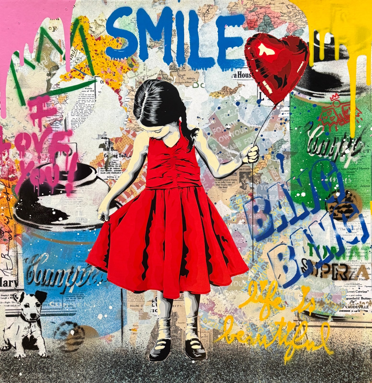 Mr. Brainwash, Beautiful Girl, 2025