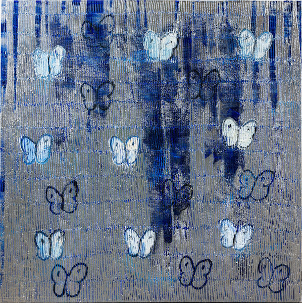 Hunt Slonem, Weeping Ascension, 2023