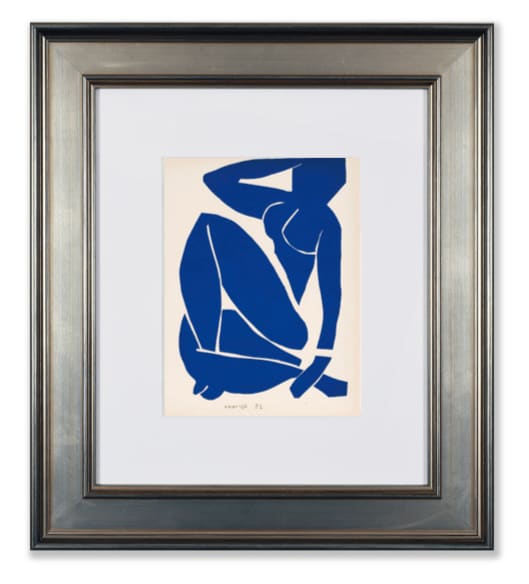 Henri Matisse, Nu Bleu - Femme Assise No 3. (Blue Nude III), 1952