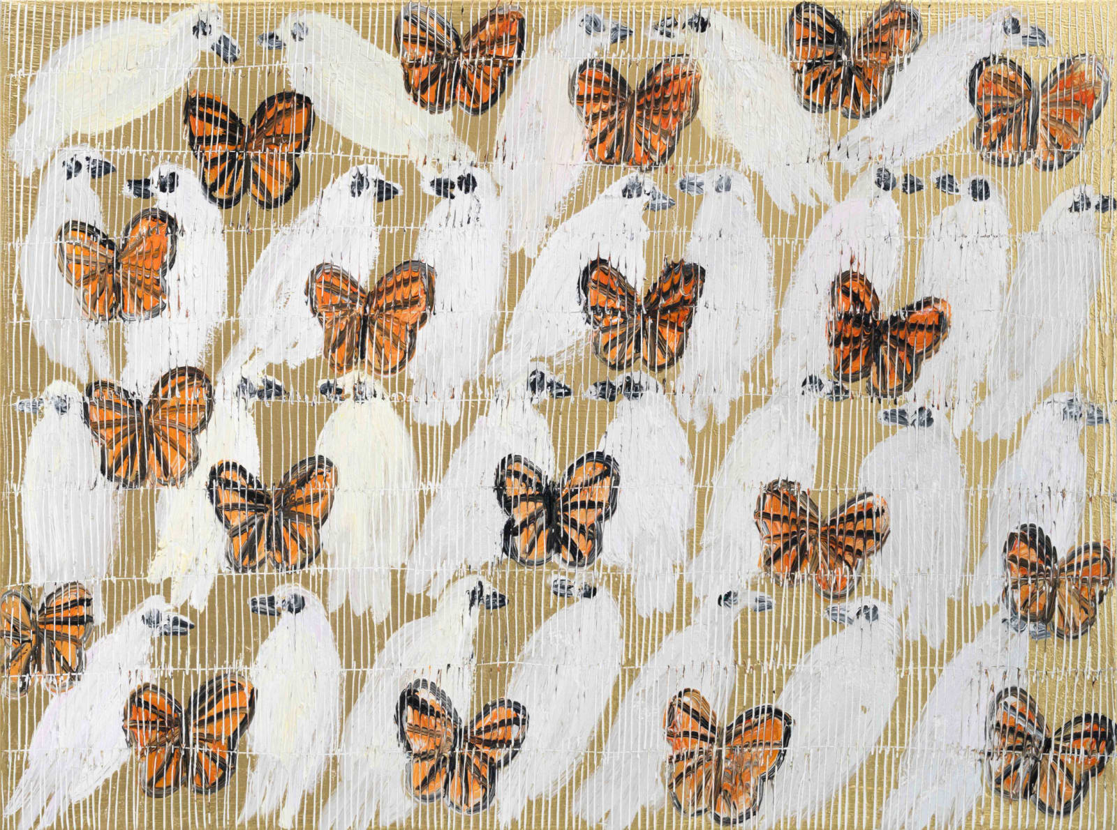 Hunt Slonem, Peace Plan March II, 2025