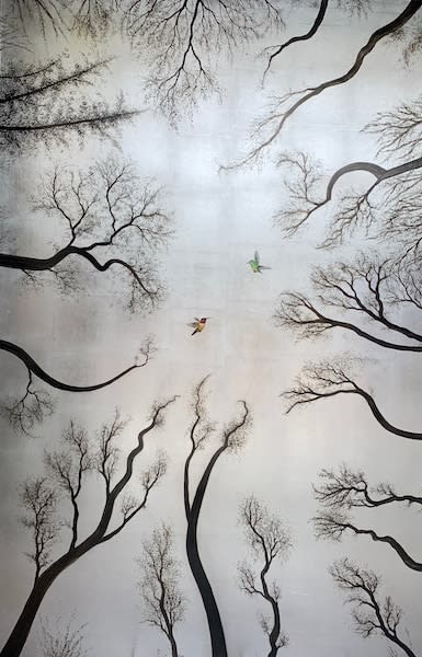 Carolyn Reynolds, Duo in Forest, 2021