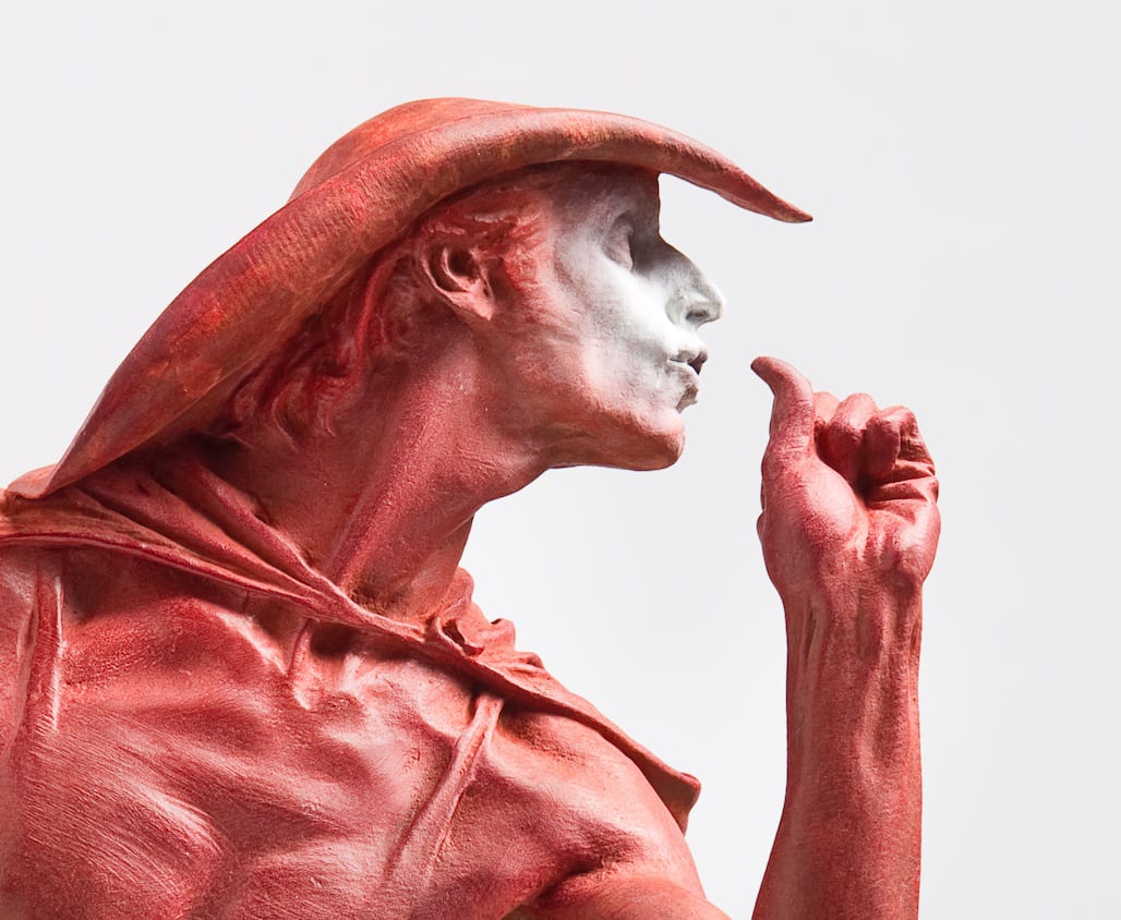 Richard MacDonald, Whiteface, Atelier, Red, 2015