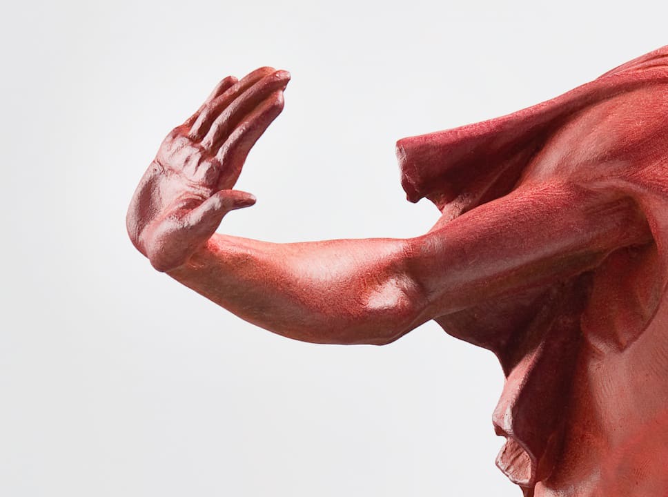 Richard MacDonald, Whiteface, Atelier, Red, 2015
