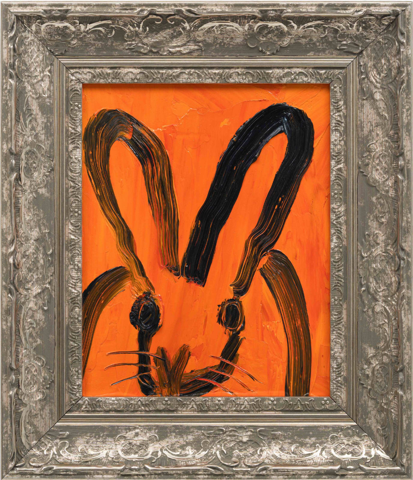Hunt Slonem, Orange Parade, 2025