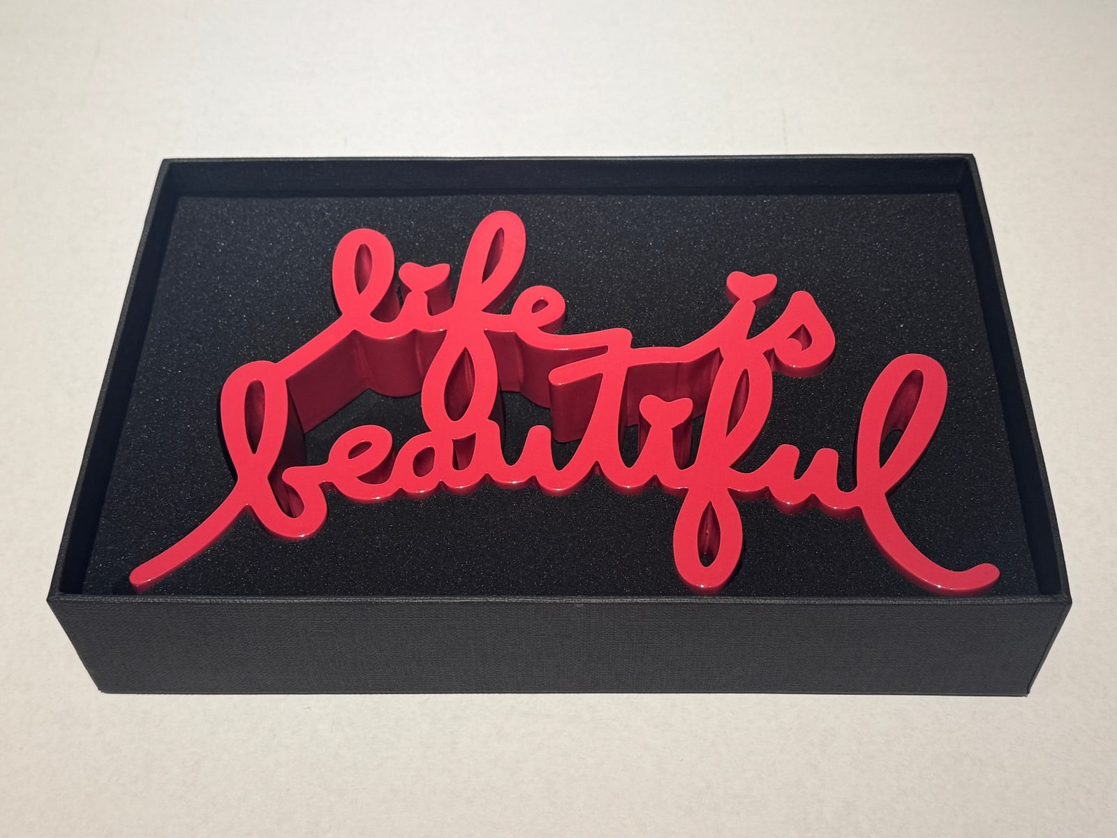 Mr. Brainwash, Life is Beautiful - Raspberry, 2022
