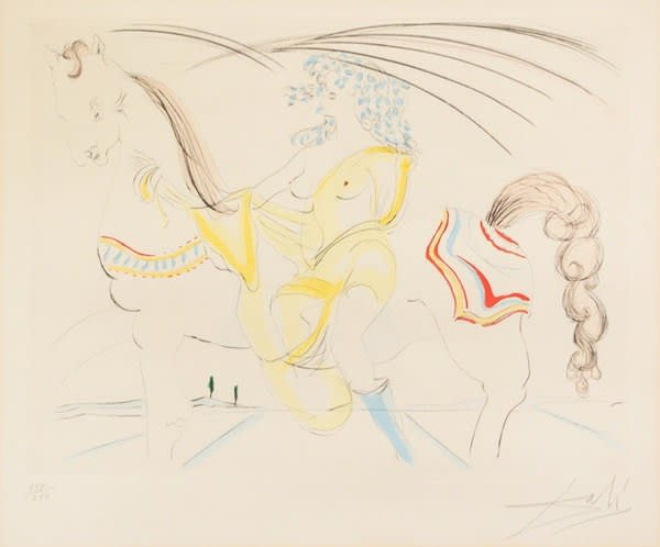 Salvador Dali, Venus au Chaval, 1960-63