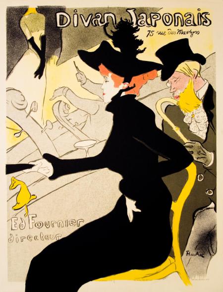 Henri de Toulouse-Lautrec, Le Divan Japonais, 1951