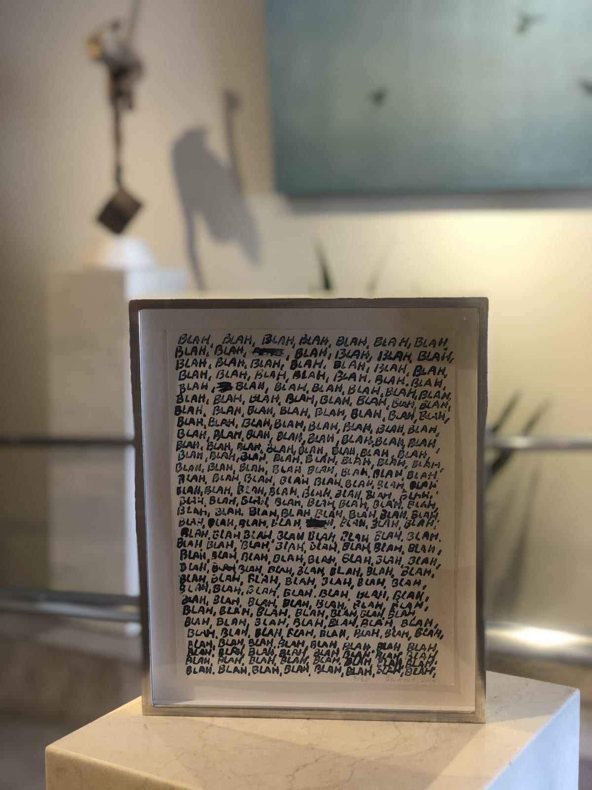 Mel Bochner, Blah Blah Blah, 2014
