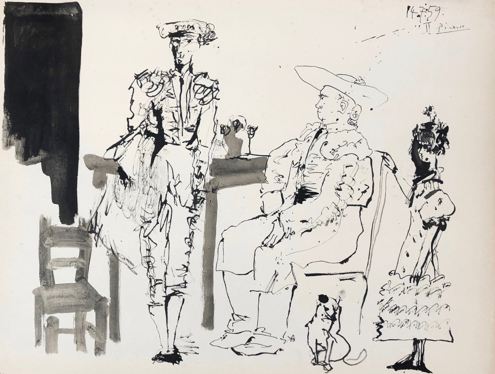Pablo Picasso, Le Picador Attable, 1960