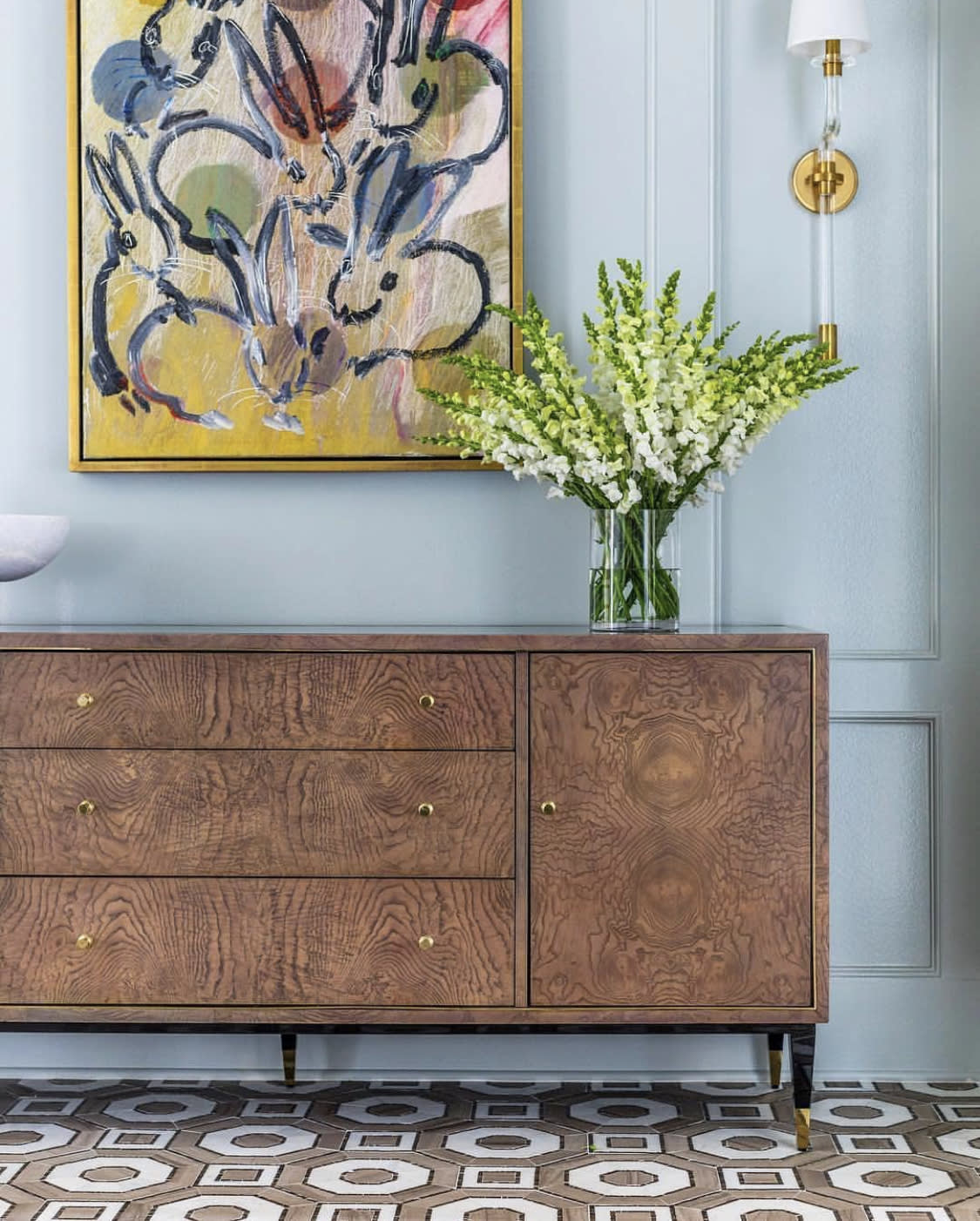 Hunt Slonem, Chinensis Rush Rabbit, 2021