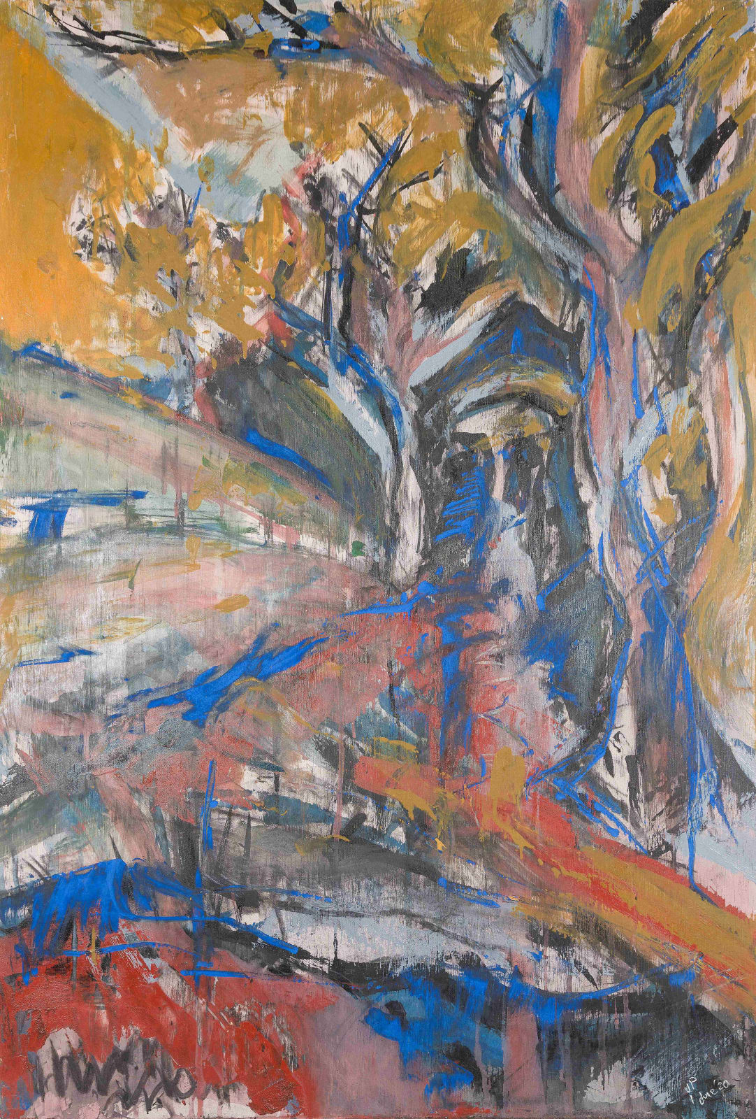Julien Playoust, Heading out the back III, old man tree II, 2020