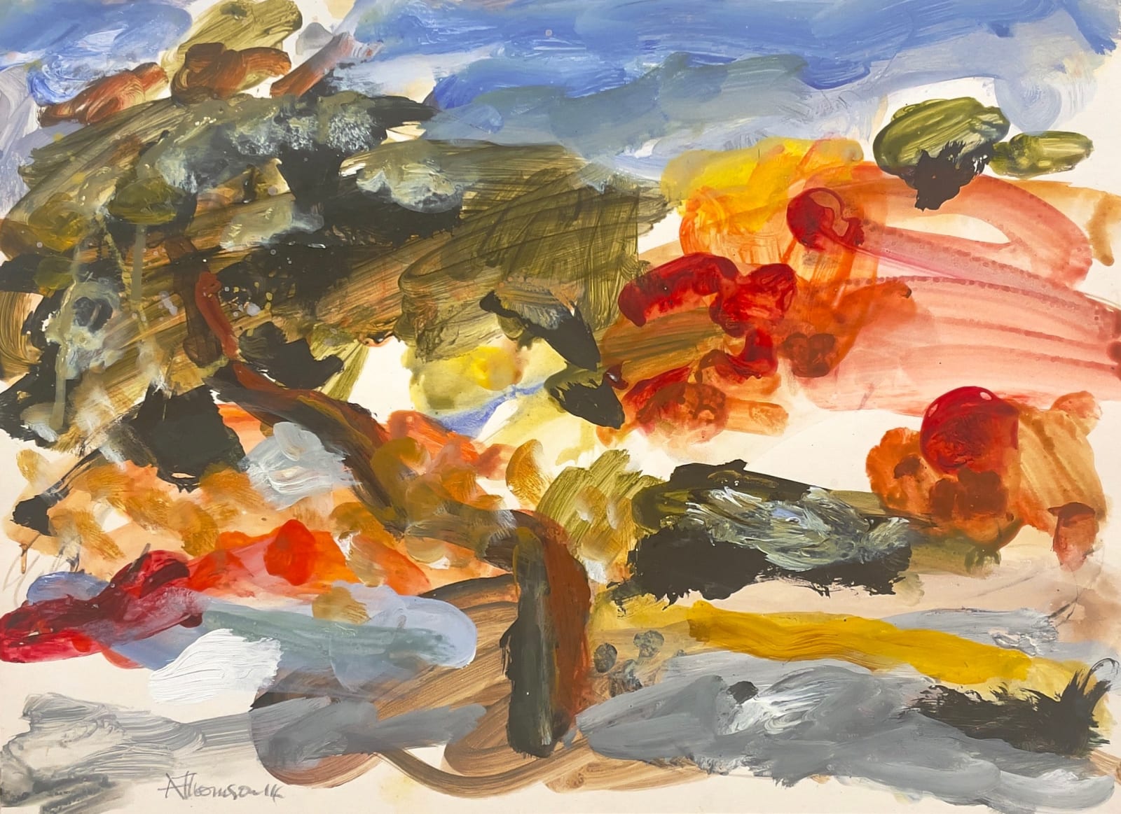 Ann Thomson, Shaft View, Broken Hill, 2014