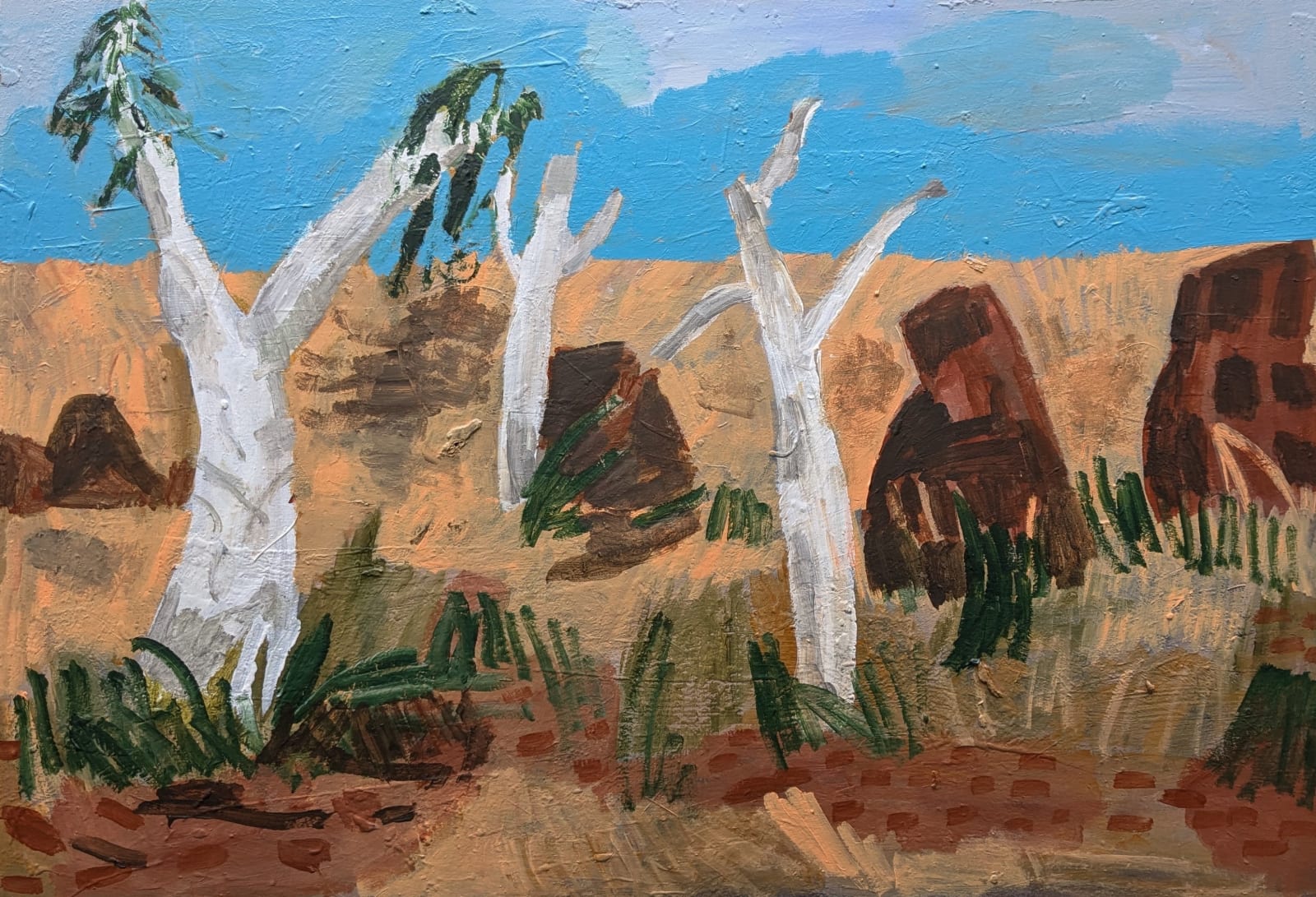 Charmaine Pike, Ghost Gums, 2025
