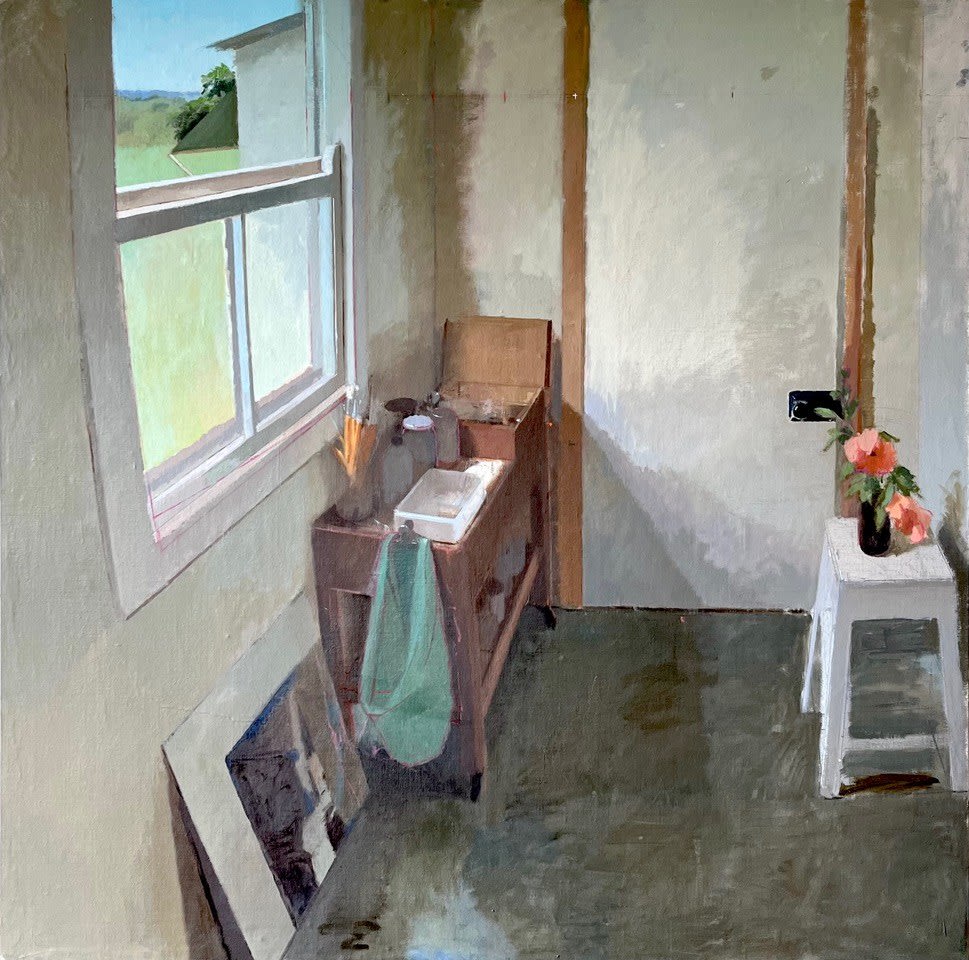André Bowen, Painter's Table and Window, 2023