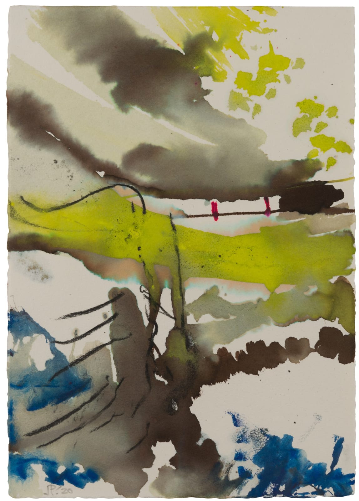 Julien Playoust, Convergence and confluence VII, Four Mile Creek and the Belubula River, 2020