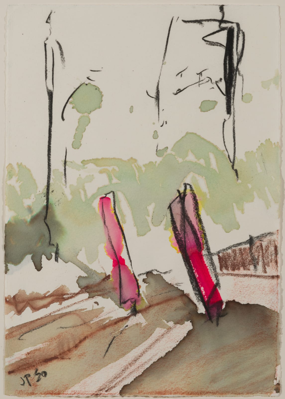 Julien Playoust, Convergence and confluence IV, Four Mile Creek and the Belubula River, 2020