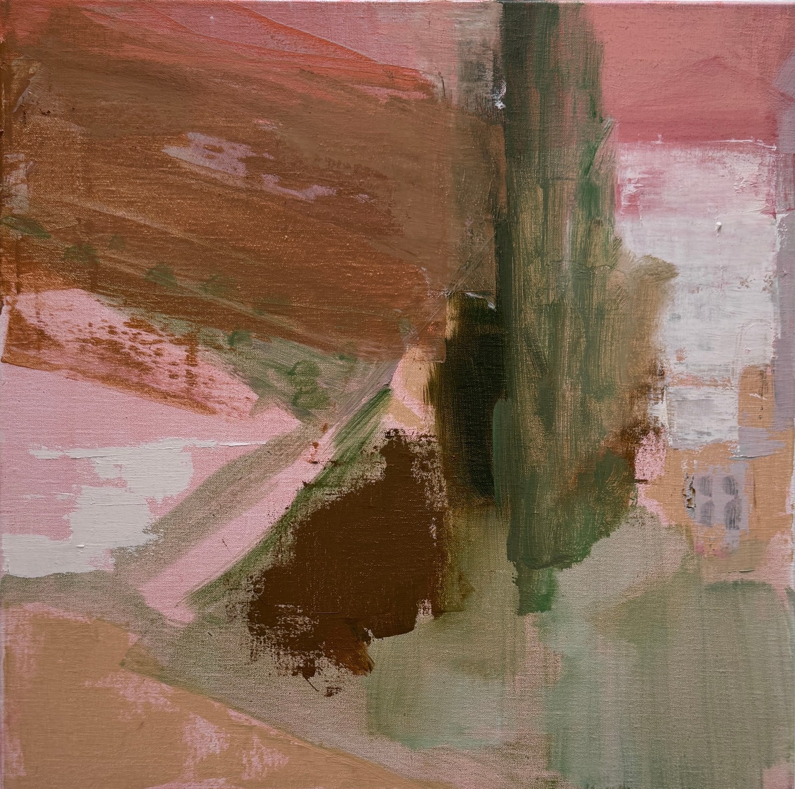 Susan Baird, Hydra Landscape, Minerva Red, 2025