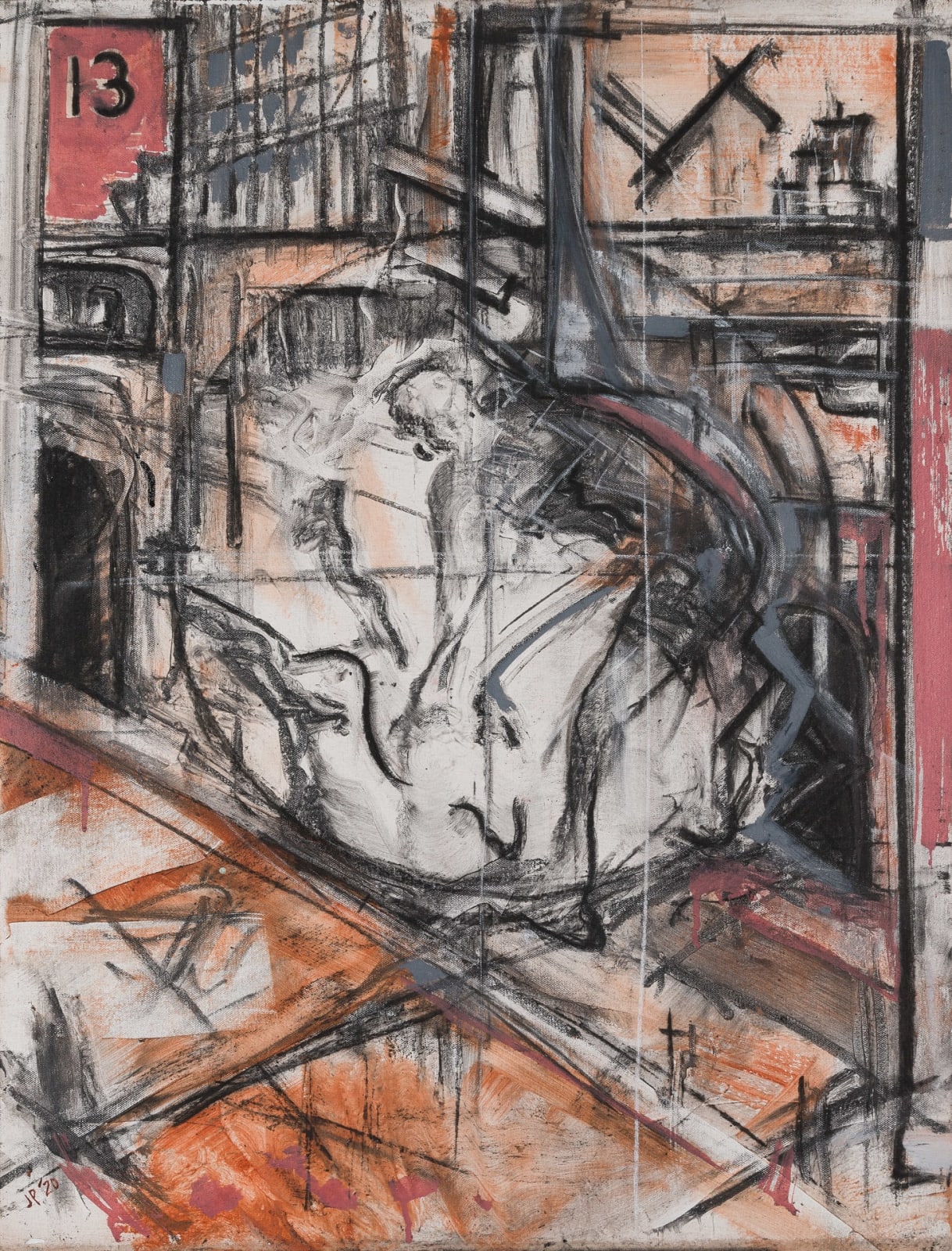 Julien Playoust, Landscape and labour XIII-XV, Burg Calais, gun shearer, 2020