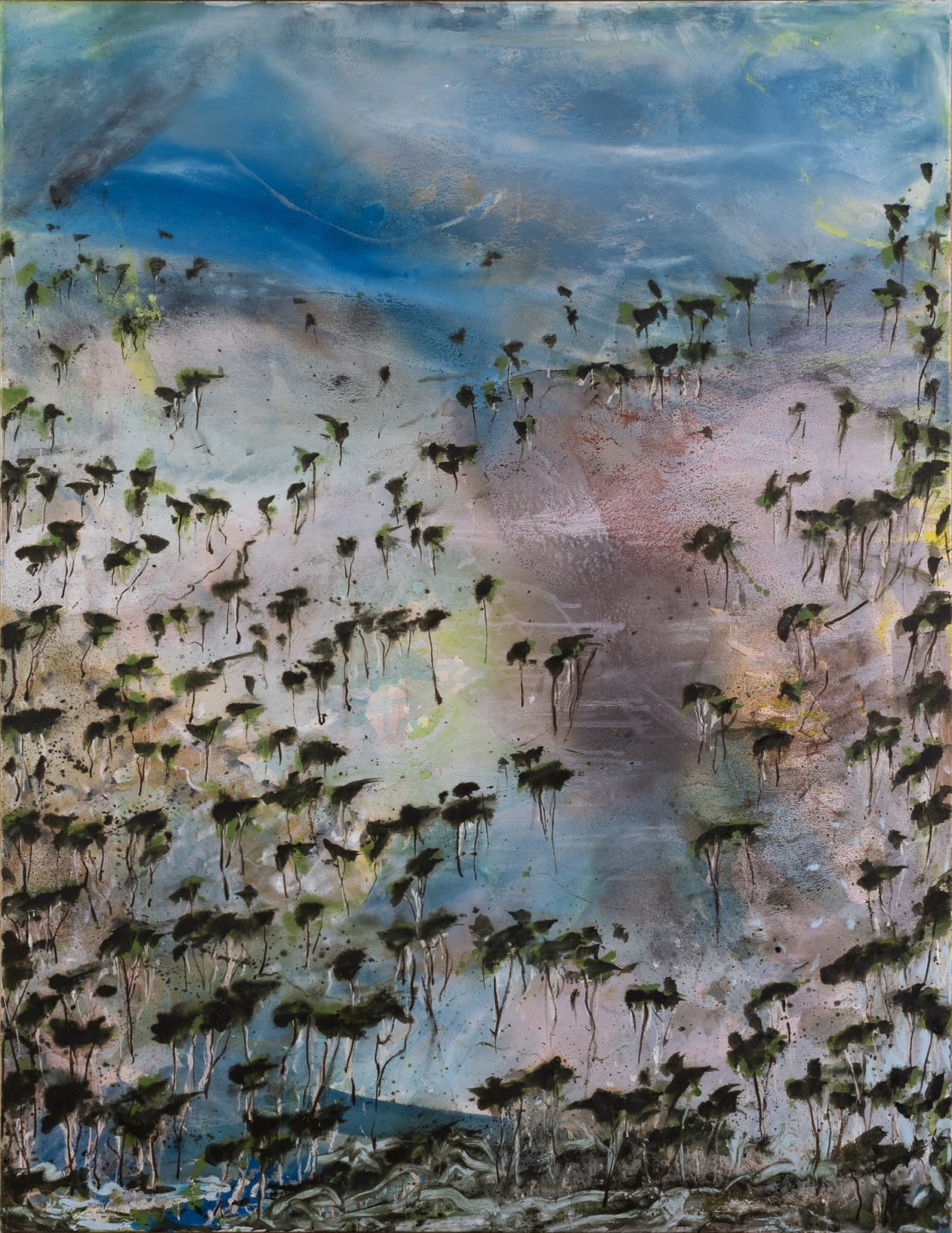 Julia Roche, Sweet soil and buoyant trees, 2024