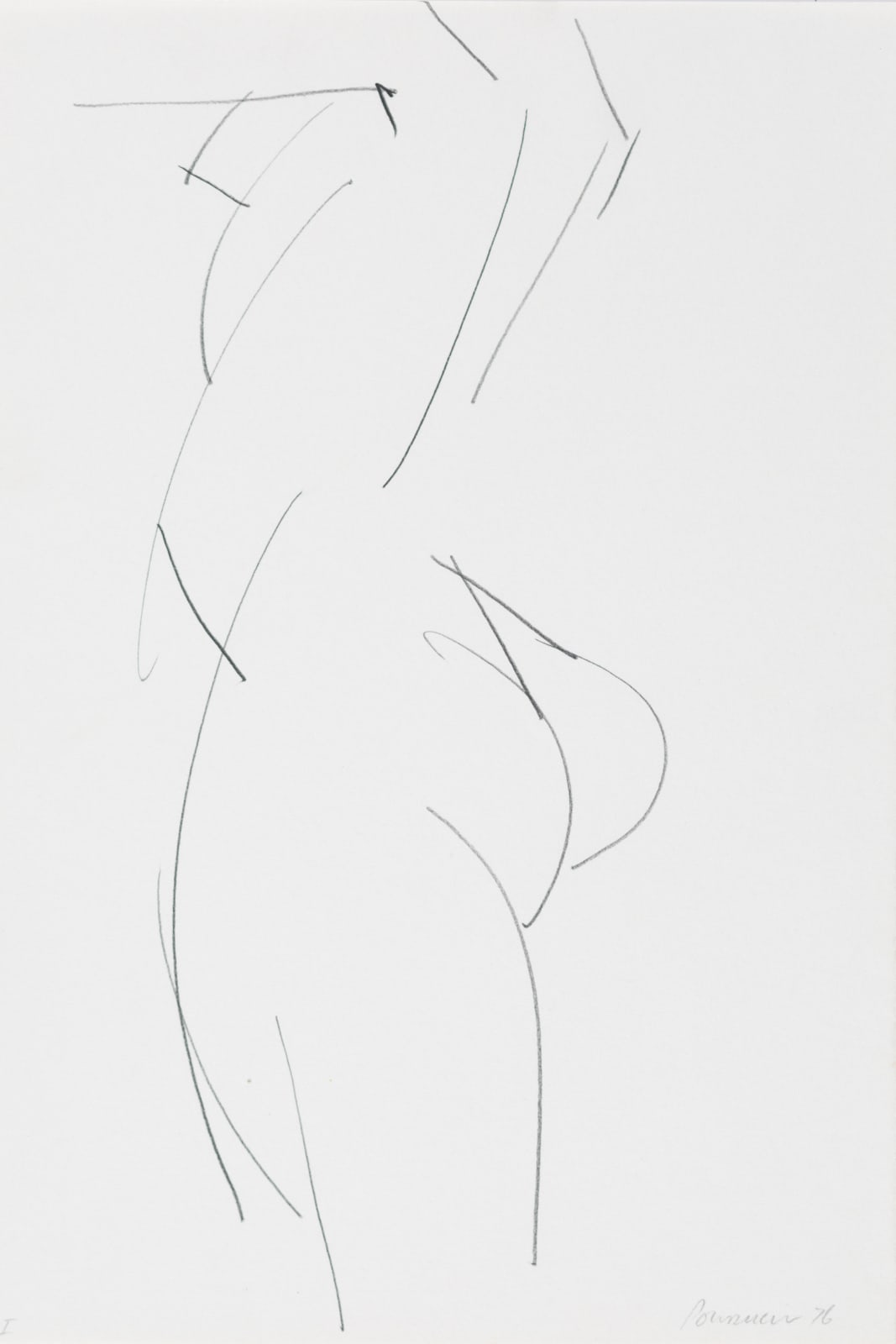 Estate of Peter Powditch, Life Drawing 63, 1976