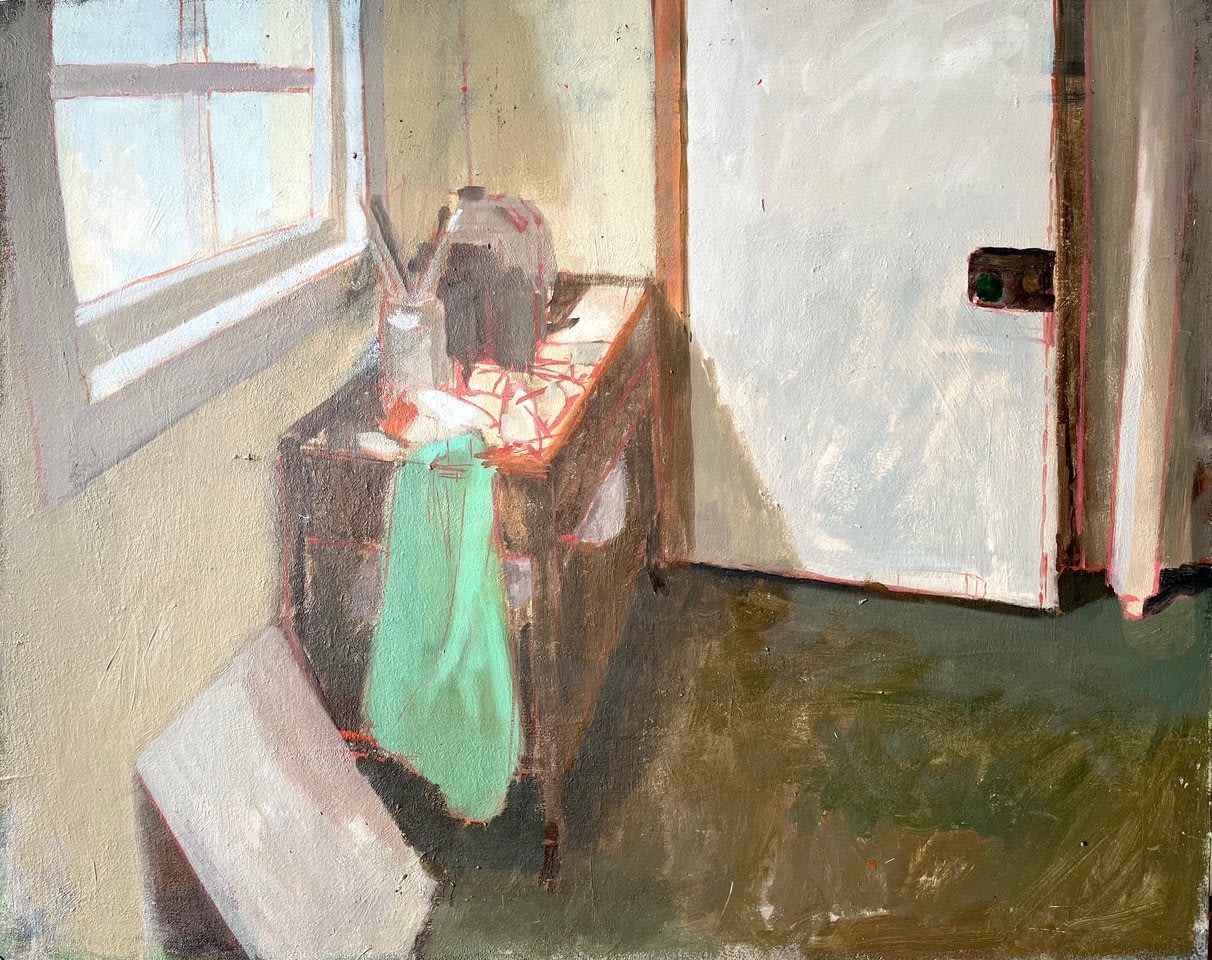 André Bowen, Painter's Table and Window (Study I), 2023