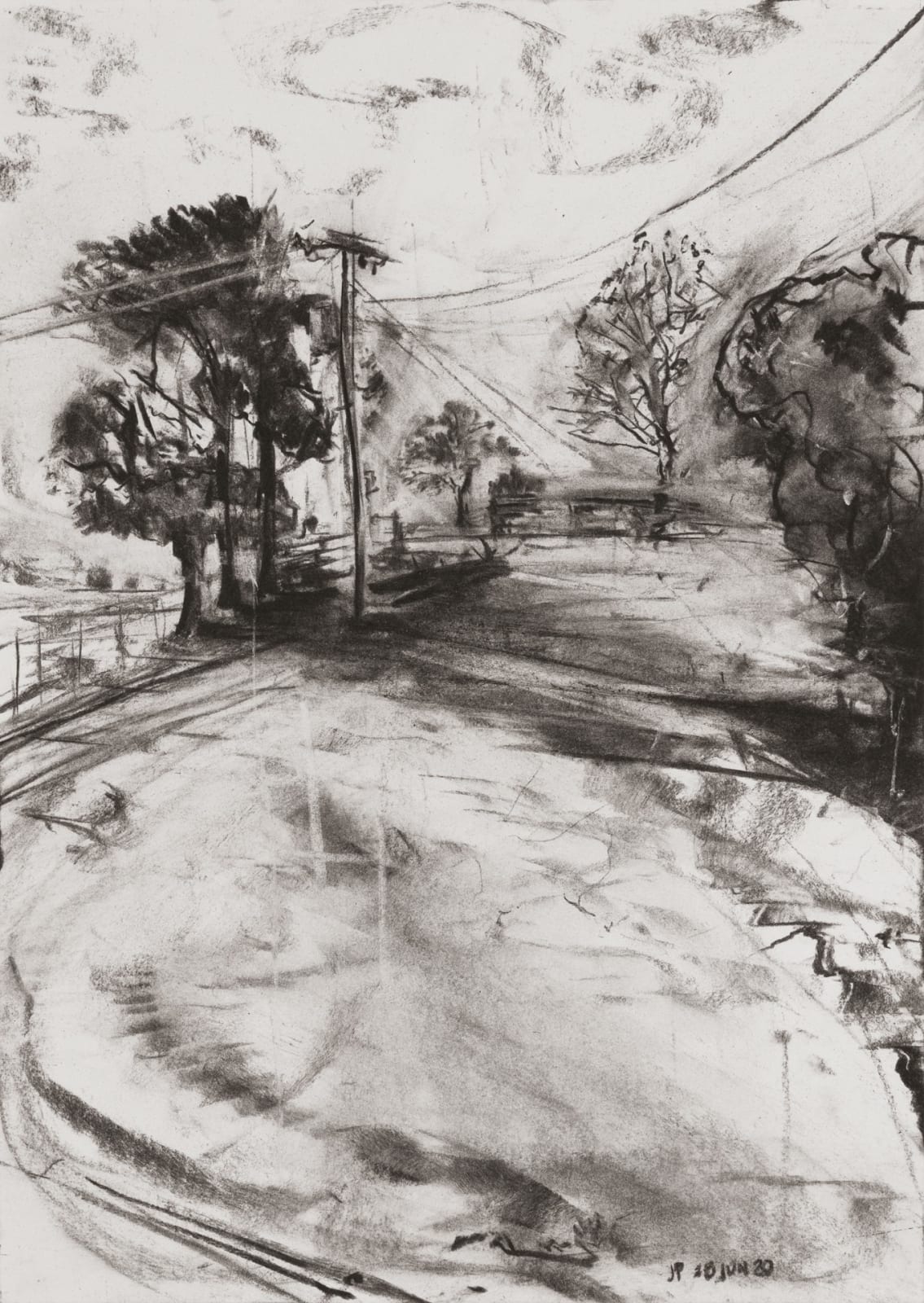 Julien Playoust, Morning frost, Canowindra, 2020