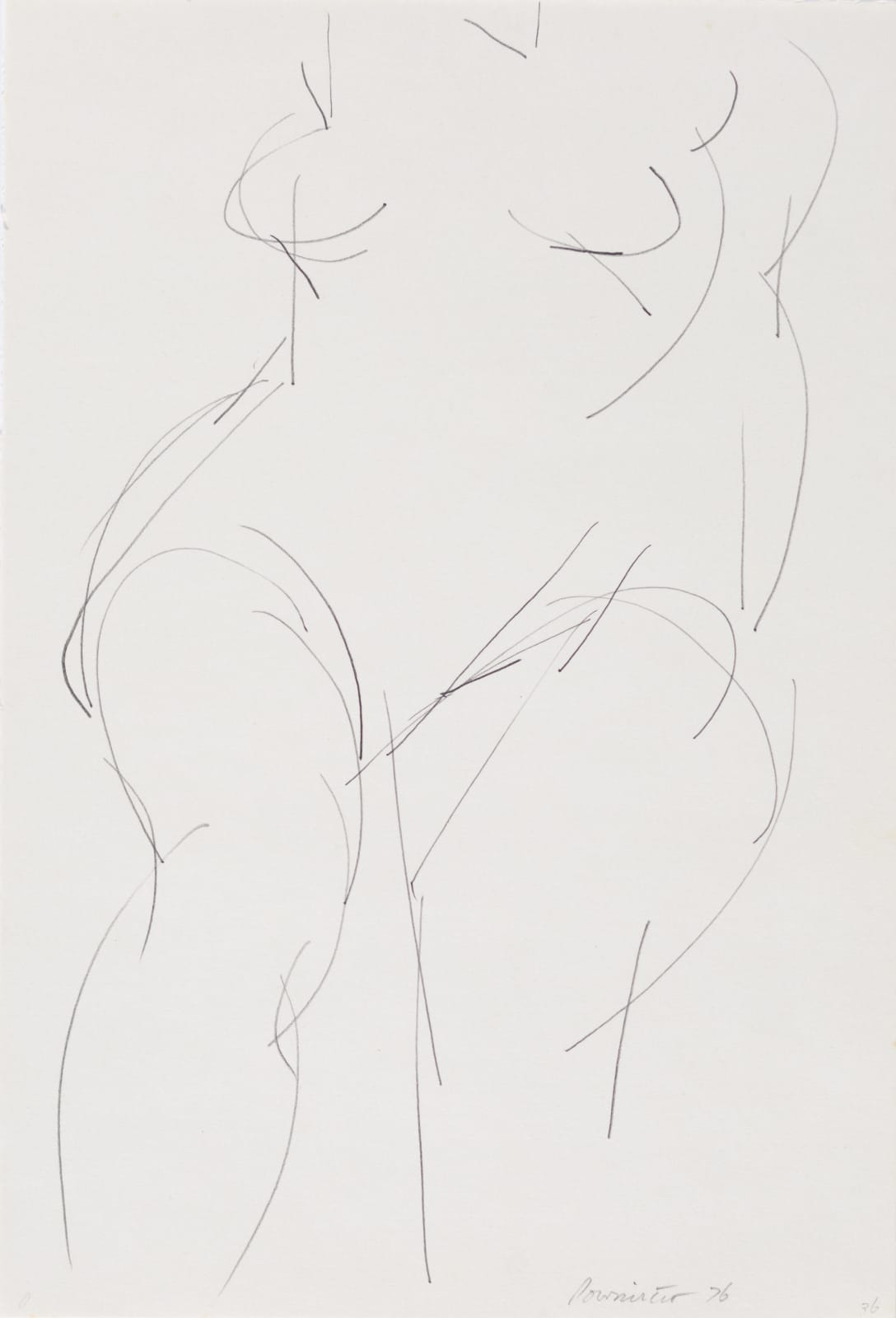 Estate of Peter Powditch, Life Drawing 56, 1976