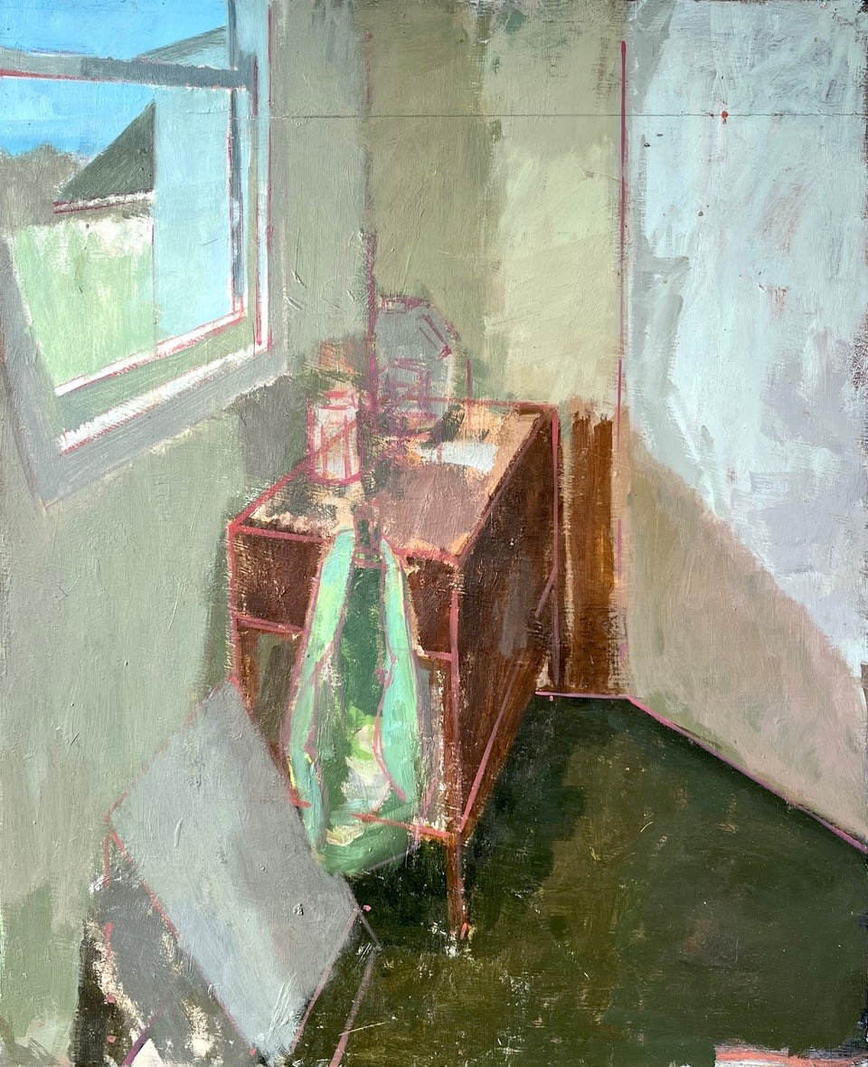 André Bowen, Painter's Table and Window (Study III), 2023