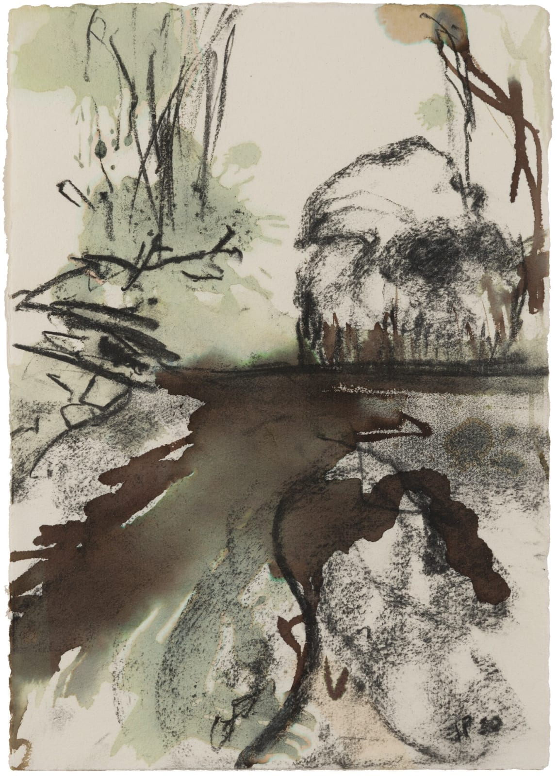 Julien Playoust, Convergence and confluence I, Four Mile Creek and the Belubula River, 2020
