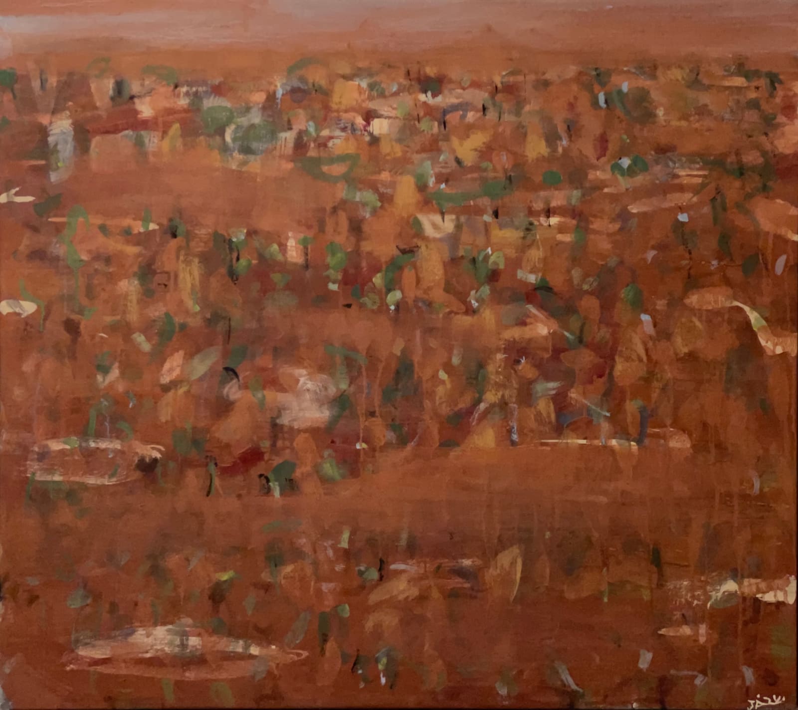 Joe Furlonger, Red Sand With Mitchell Grass, 2024