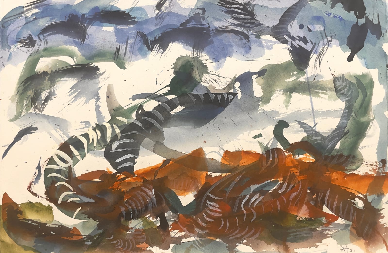 Ann Thomson, Land & Sea Series II, 2021