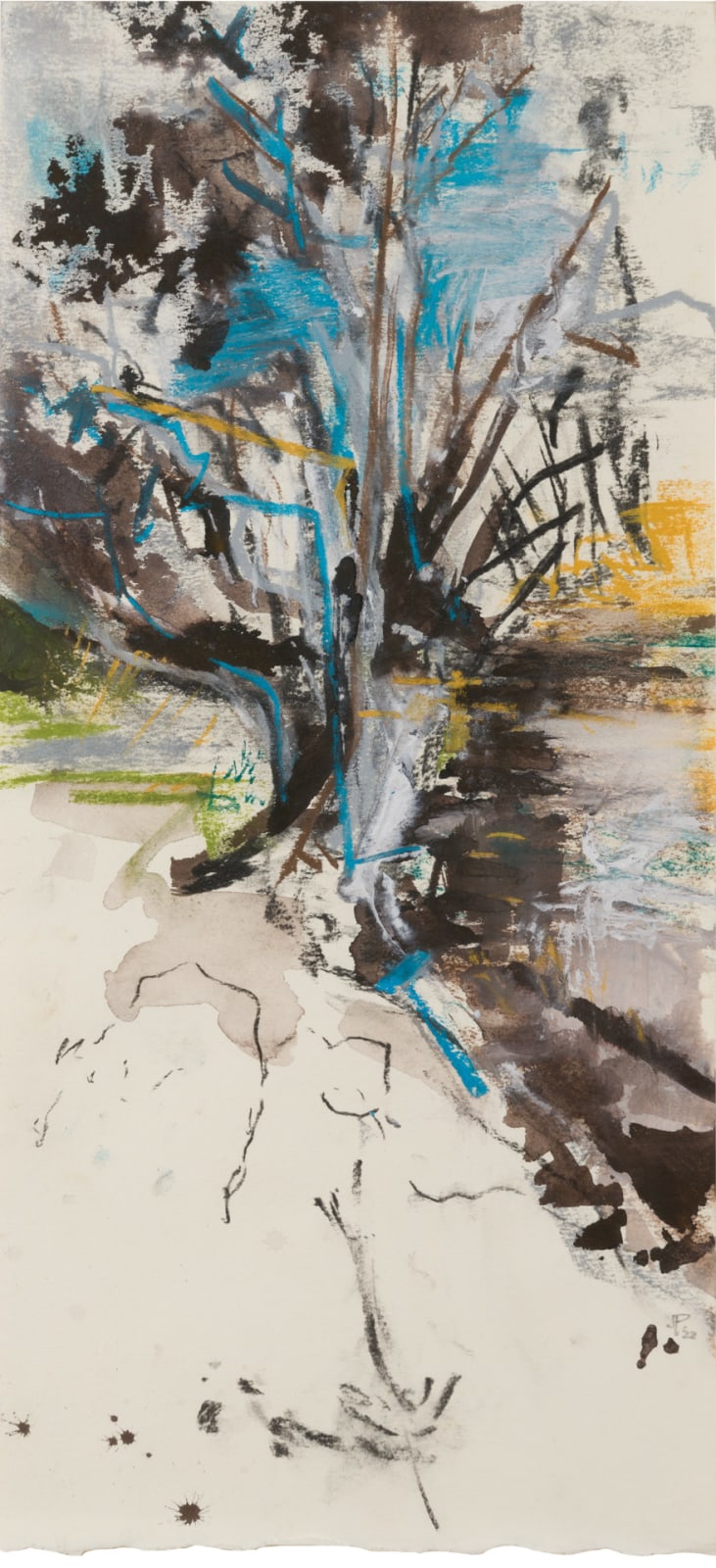 Julien Playoust, Remnant XVII, down by the river, 2022