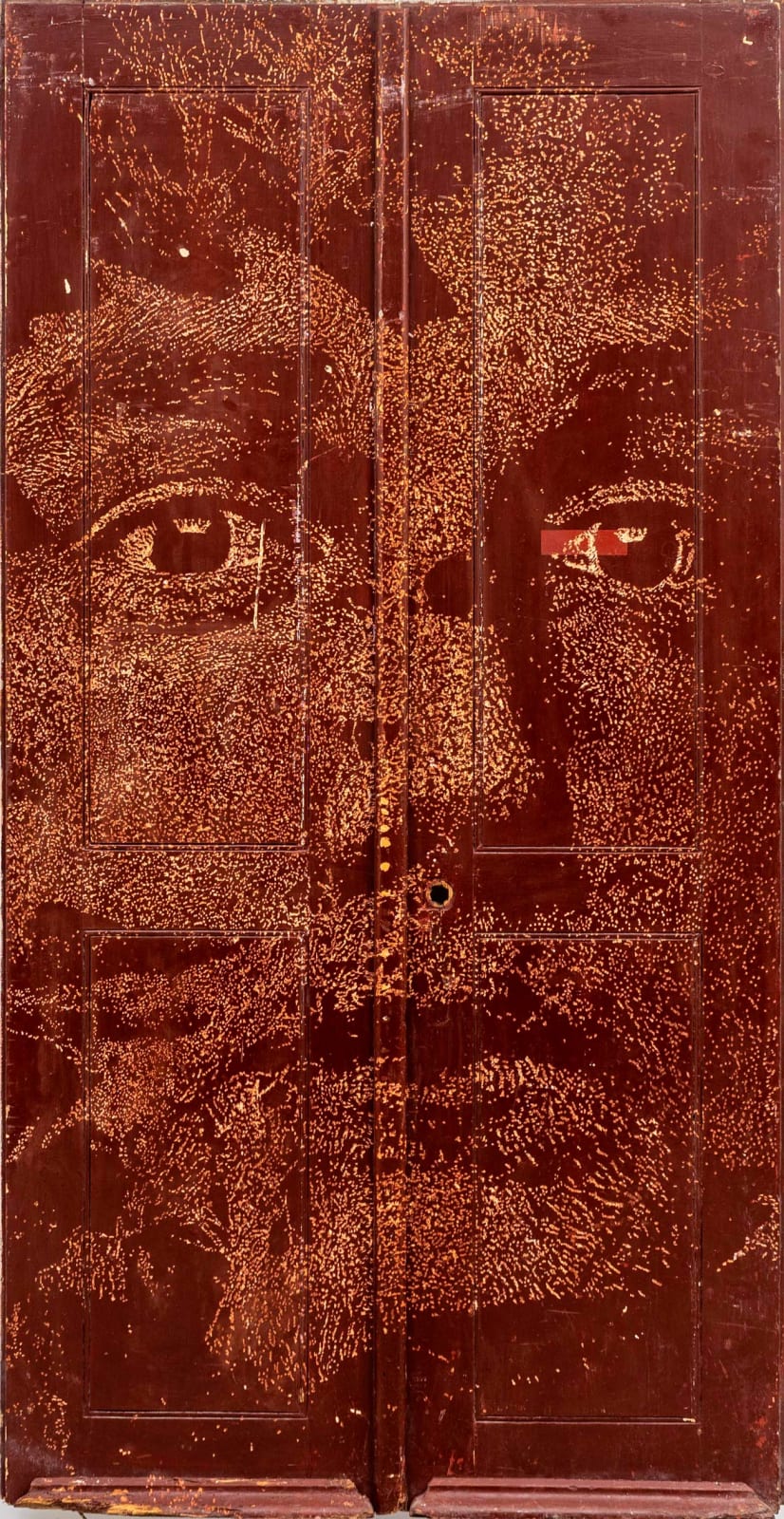 Vhils, Chasm Series #18, 2020