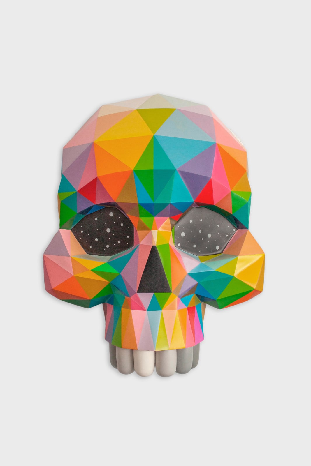 Okuda San Miguel, Skull, 2019