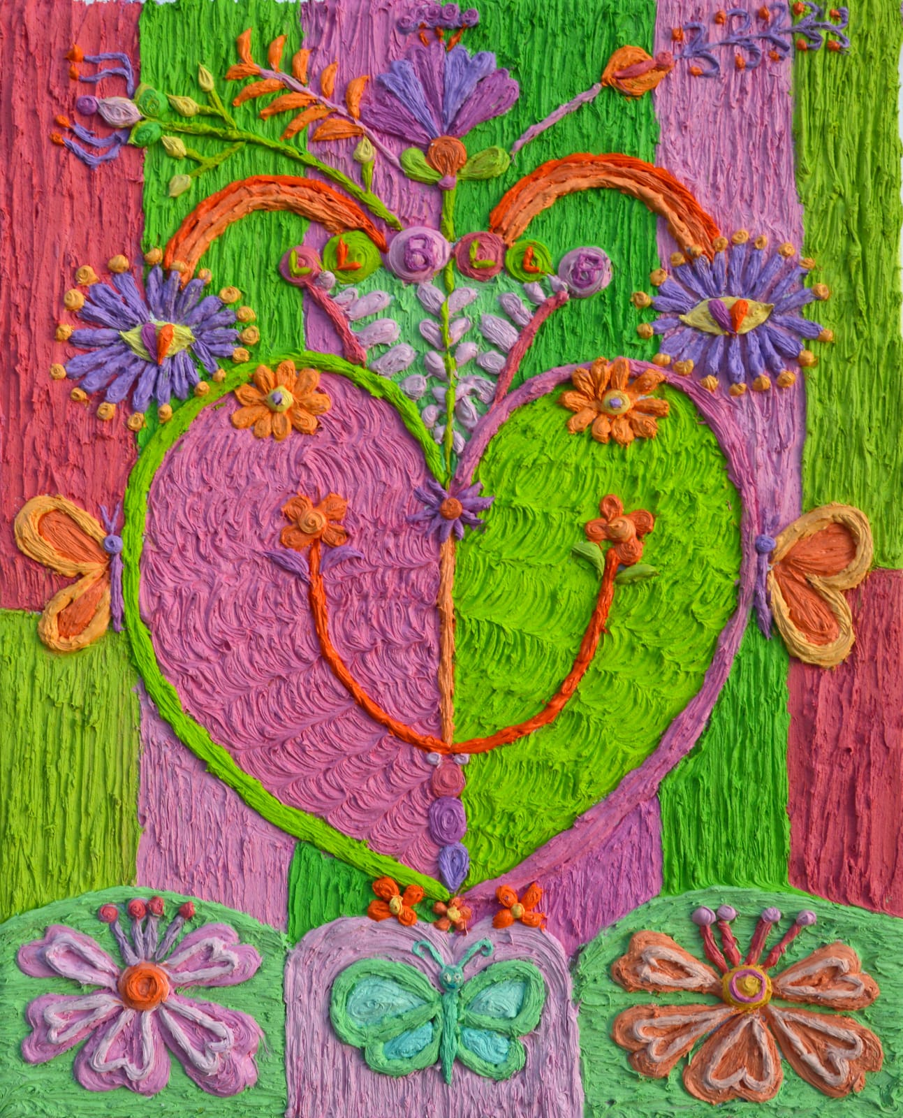 Laura López Balza, Espejo floral de mayo, 2025