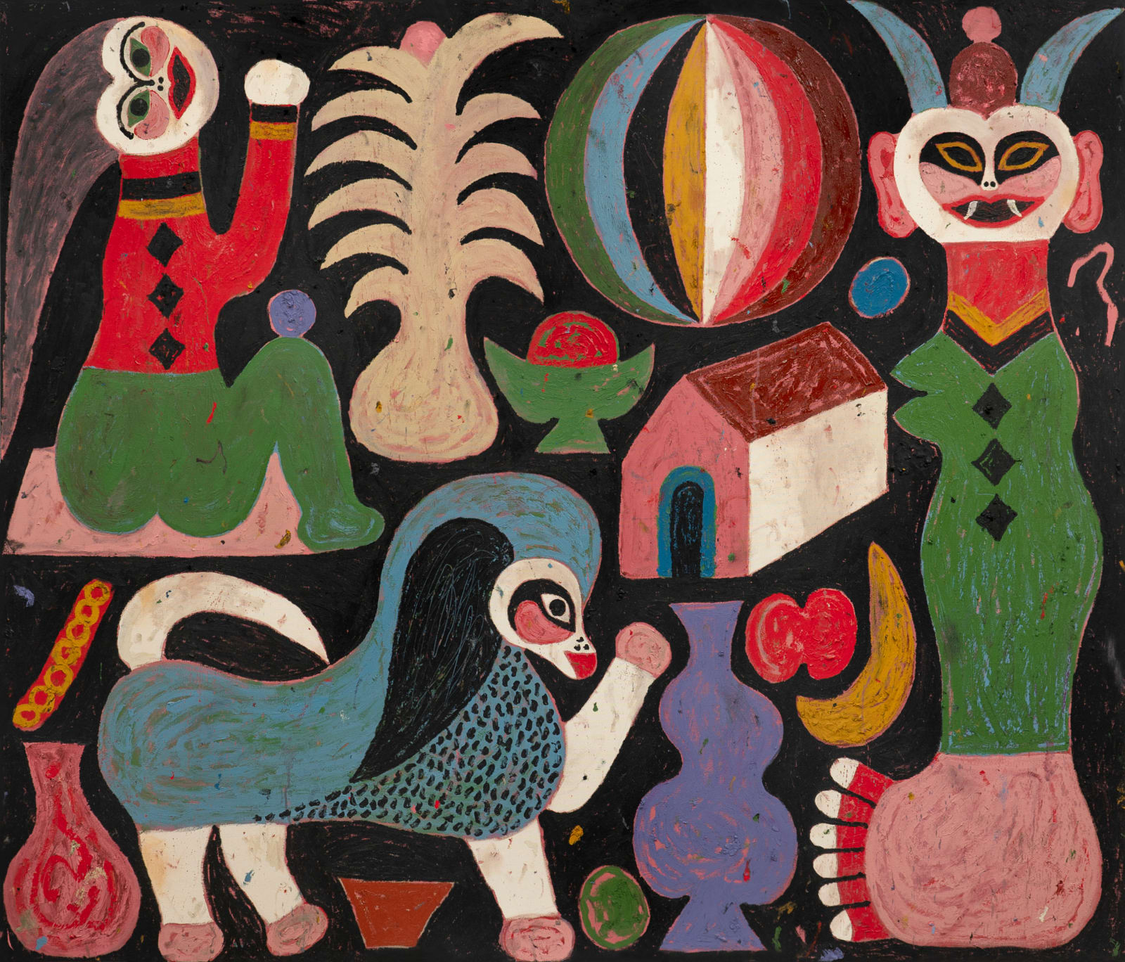 Nacho Eterno, Animales nocturnos políptico 2, 2023