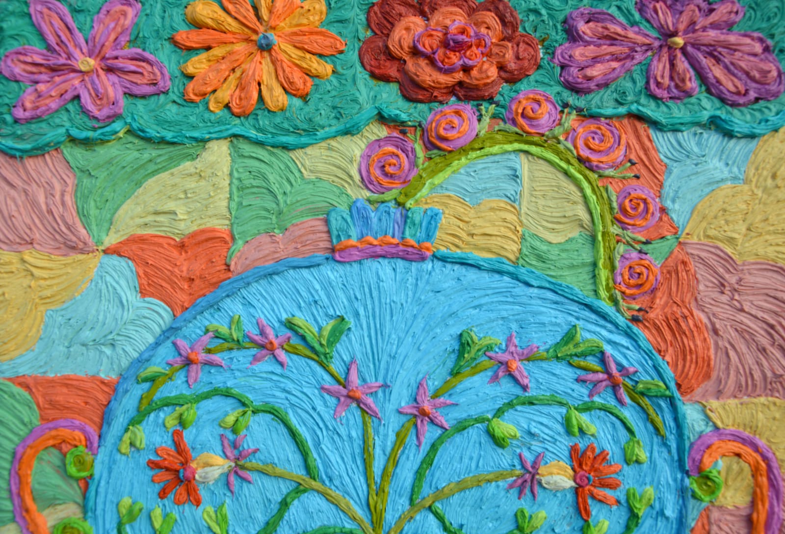 Laura López Balza, Espejo floral de julio, 2025