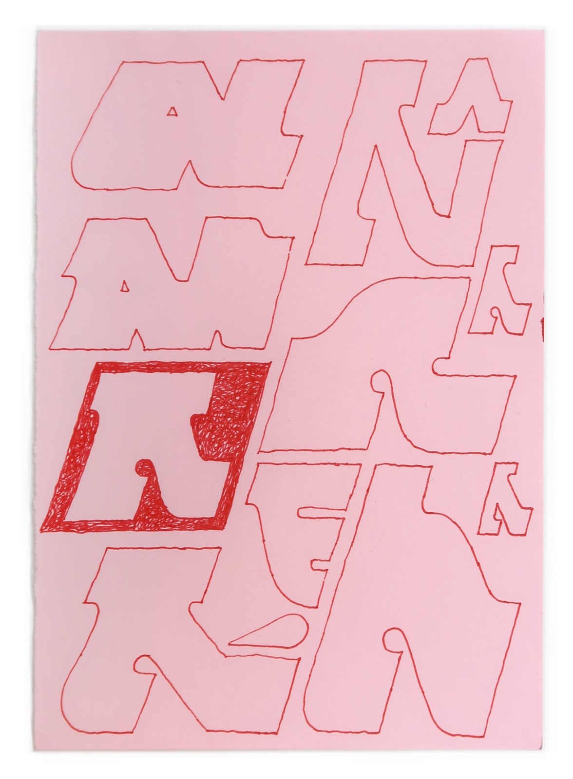 Jeroen Erosie, Blind Spot page VI, 2018