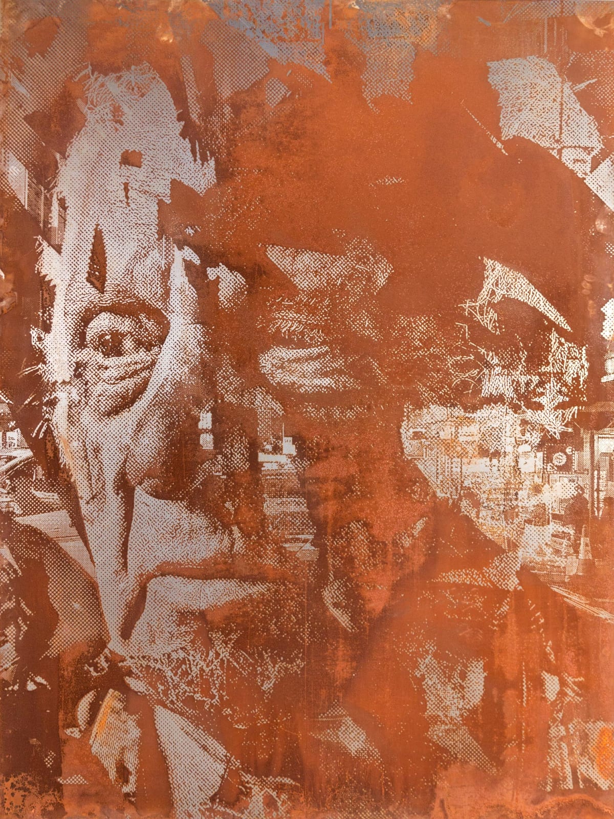 Vhils, Dwindle Series #02, 2019