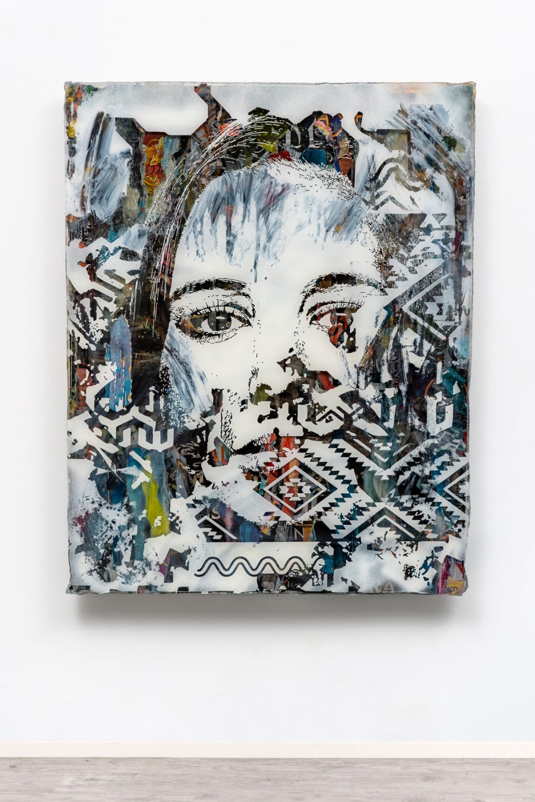 Vhils, Atomizer Series #10, 2021