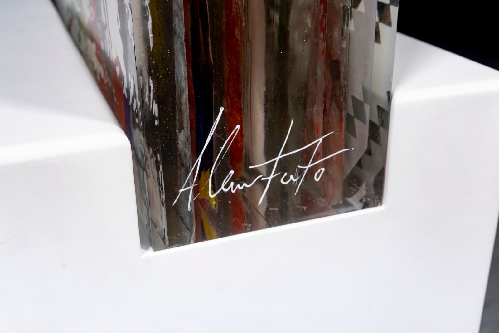 Vhils, Amber Series #17, 2022