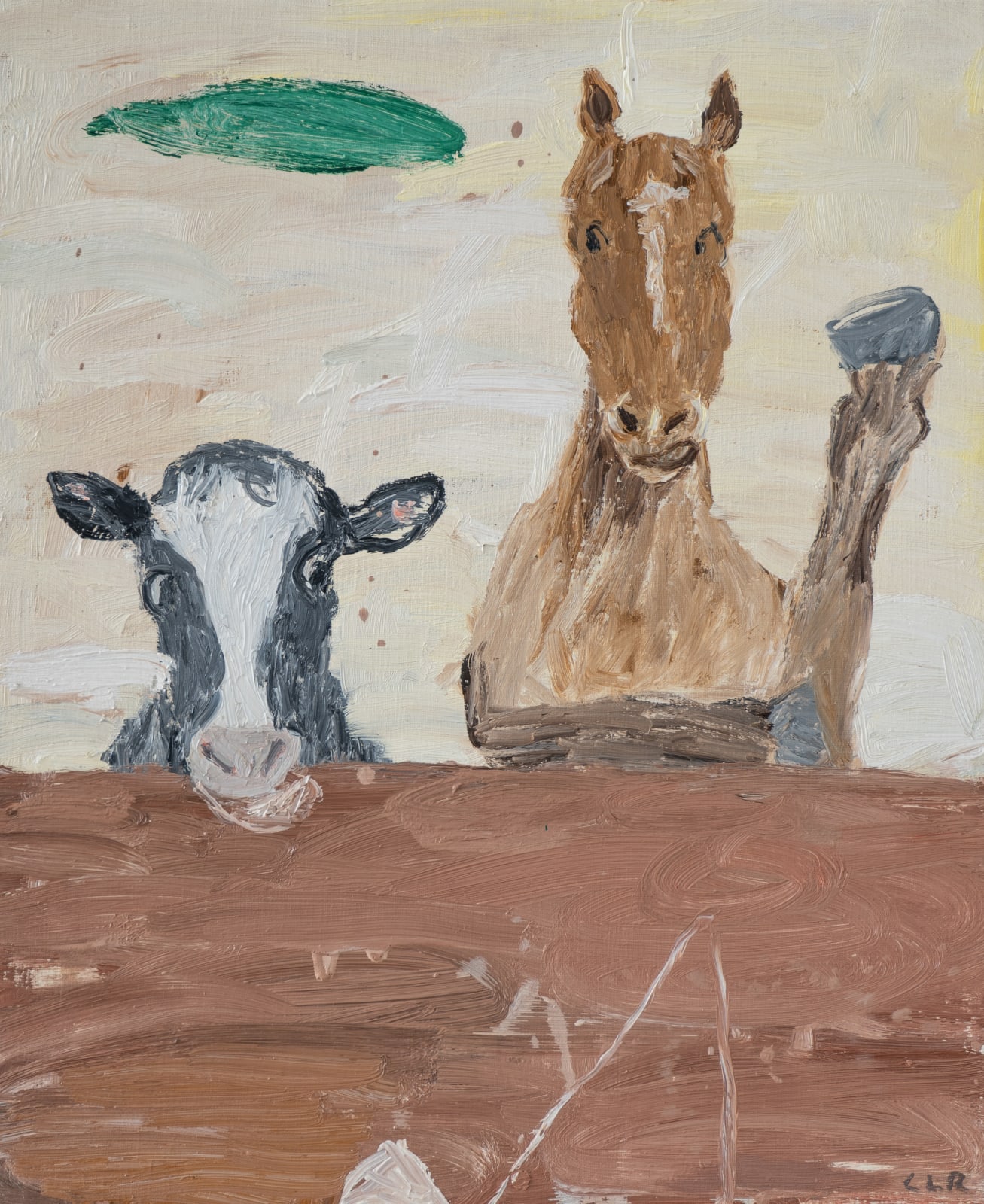 Cristina Lama, Vaca y caballo, 2020