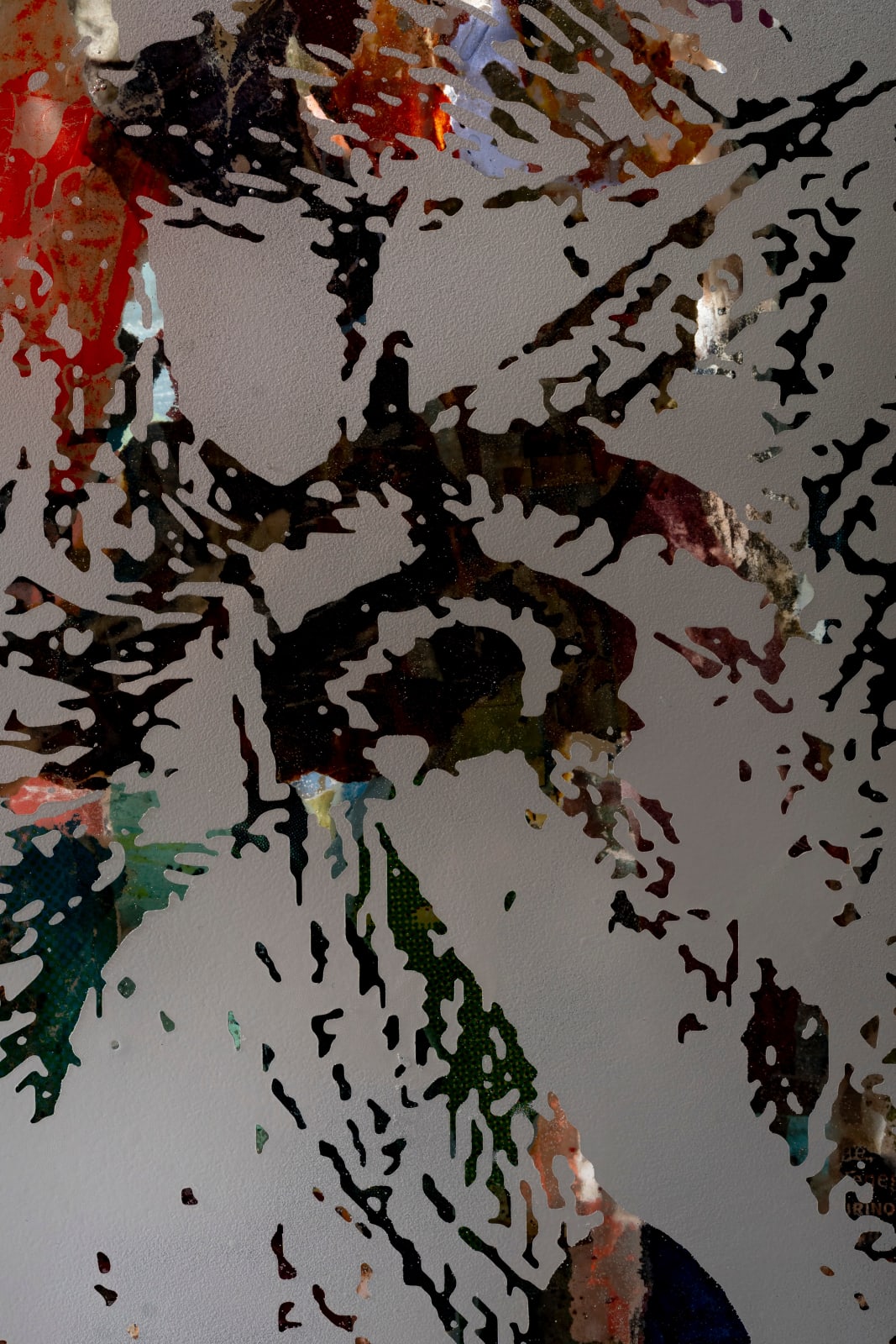 Vhils, Amber Series #17, 2022