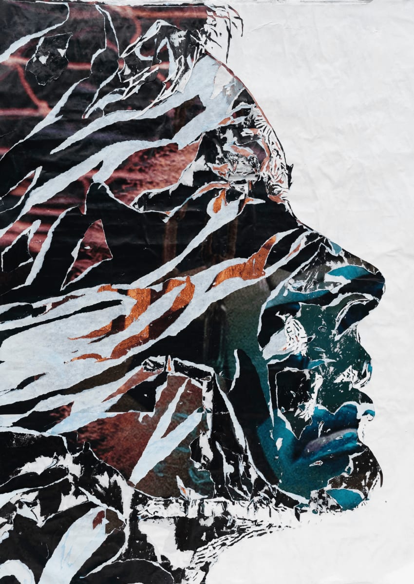 Vhils, Raw Series #01,, 2025