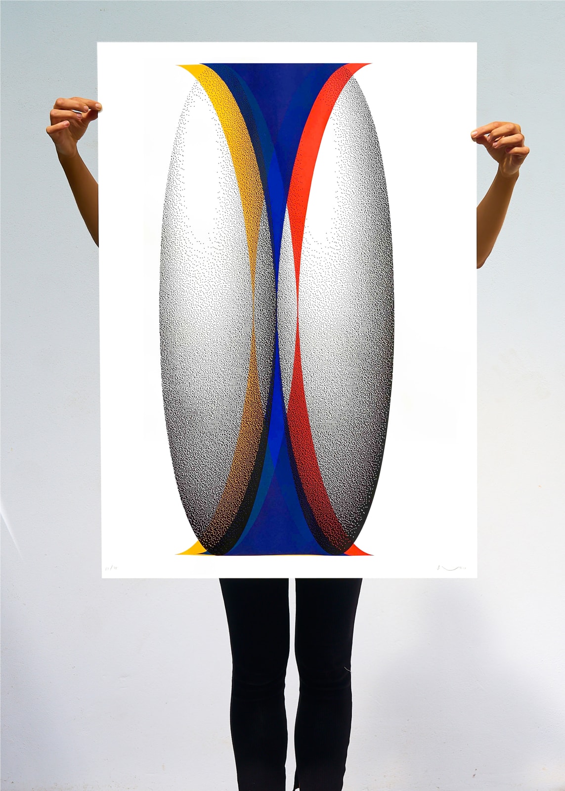 Dunja Jankovic, Vibrating Thread With Ovals, 2022